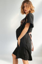 Халат для беременных арт. 100501, черный