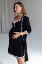 Халат для беременных 2011, черный