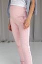 Спортивные брюки с лампасми для беременных, розовый