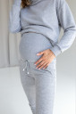 Спортивні штан Disma для вагітних, світло-сірий