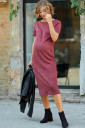 Замшева сукня для вагітних арт. 20056