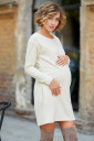 Замшевое платье для беременных арт. 20055