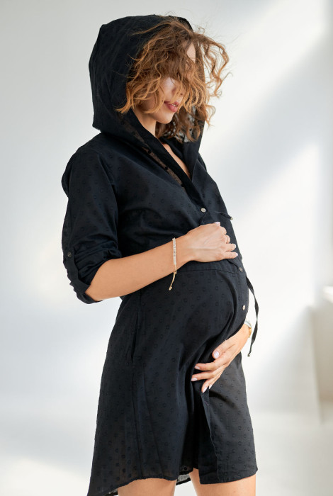 Туніка для вагітних арт. 20115, чорний