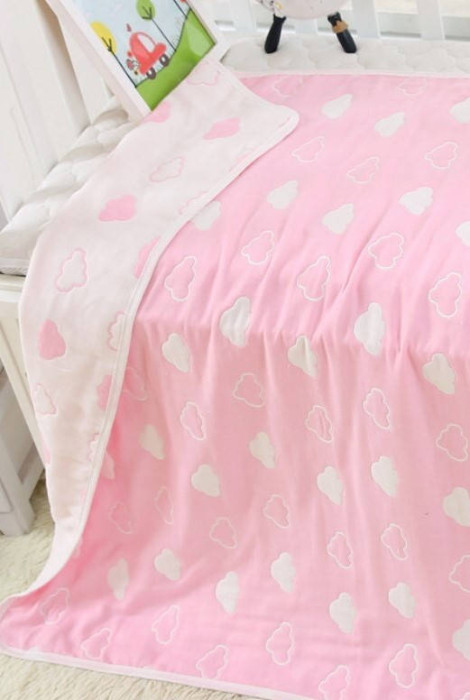Муслиновое одеяло, Облака на розовом