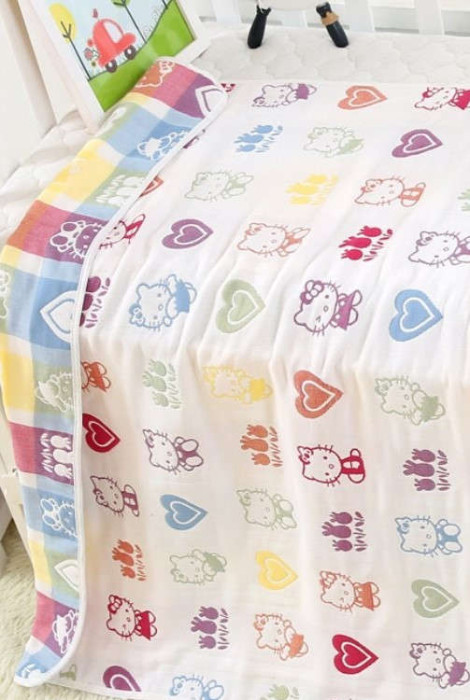 Муслиновое одеяло, Hello Kitty