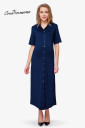 Платье-рубашка для беременных Resort, синий