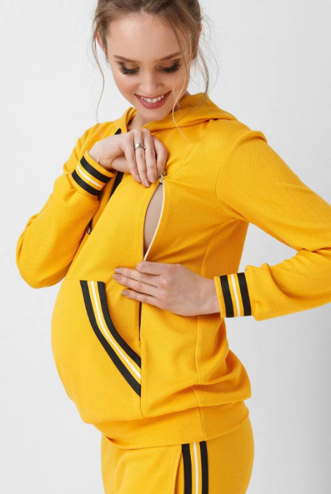 Кофта 196 0000 для беременных и кормления, желтый