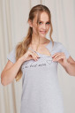 Ночная рубашка для беременных и кормления арт. 2060 1361, серый