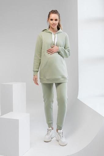 Спортивный костюм 2105(6) 1452 для беременных и кормления, фисташковый