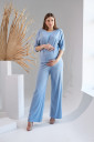 Кофта 2159 1530 для беременных и кормления, голубой
