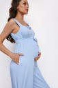 Комбінезон 2166 1508 для вагітних, блакитний