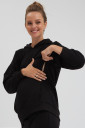 Спортивный костюм 2135(72) 1420 для беременных и кормления, чёрный
