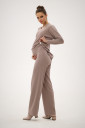 Трикотажні штани в кольрі мока для вагітних 2184 1595