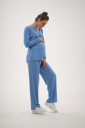 Голубая кофта для беременных 2211 1596