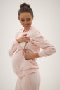 Розовый худи для беременных и кормящих мам 2203 1590
