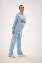 Блакитний худі для вагітних та мам, що годують 2203 1559