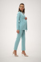 Спортивний костюм 2212(0) 1603 для вагітних і годування, блакитно-зелений