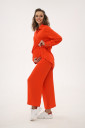 Просторий костюм 2213(4) 1602 для вагітних і годування,  помаранчевий