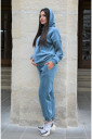 Плюшевый костюм 2229(8) 1640 для беременных и кормящих, голубой