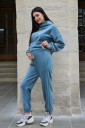 Плюшевый костюм 2229(8) 1640 для беременных и кормящих, голубой