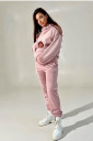 Плюшевый костюм 2229(8) 1642 для беременных и кормящих, розовая пудра