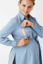 Рубашка для беременных и кормления арт. 1960 0000, голубой
