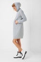 Сукня-худі для вагітних та годування арт. 1996 0001, сірий