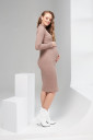 Платье 2109 1434 для беременных и кормления, кофейный
