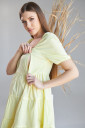 Платье 2154 1525 для беременных и кормления, жёлтый