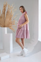 Сукня 2155 1506 для вагітних і годування, рожевий