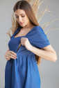 Сукня 2153 0000 для вагітних і годування, синій