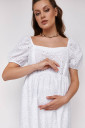Сукня 2168 1541 для вагітних і годування, білий