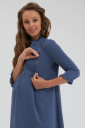 Сукня 2189 1568 для вагітних і годування, синій