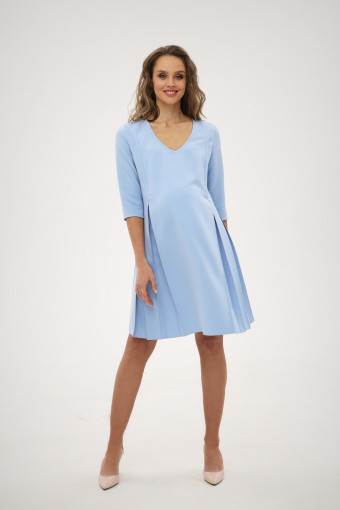 Платье 2208 1599 для беременных и кормления, голубой