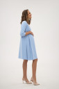 Голубое платье для беременных и кормящих 2208 1599