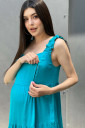 Лазурова сукня для вагітних та мам, що годують 2165 1621