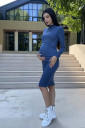 Платье для беременных и кормящих мам 2311 1108, джинс 