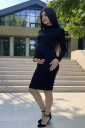 Платье для беременных и кормящих мам 2311 1585, чёрный