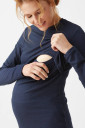 Джемпер для беременных и кормления арт. 1983 0002, синий