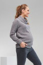 Кофта 2102 1215 для беременных и кормления, серый