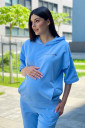 Спортивний костюм 2149(63) 1521 для вагітних і годування,  блакитний