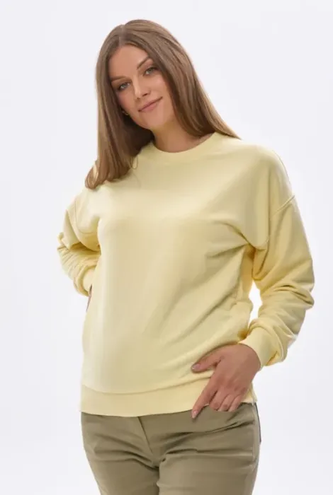 Світшот для вагітних, з секретом для годування 2504 1154, butter yellow