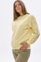 Світшот для вагітних, з секретом для годування 2504 1154, butter yellow