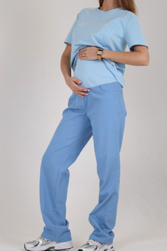 Штани 2328 1842 для вагітних, блакитний