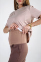 Коричневые брюки для беременных 2185 052