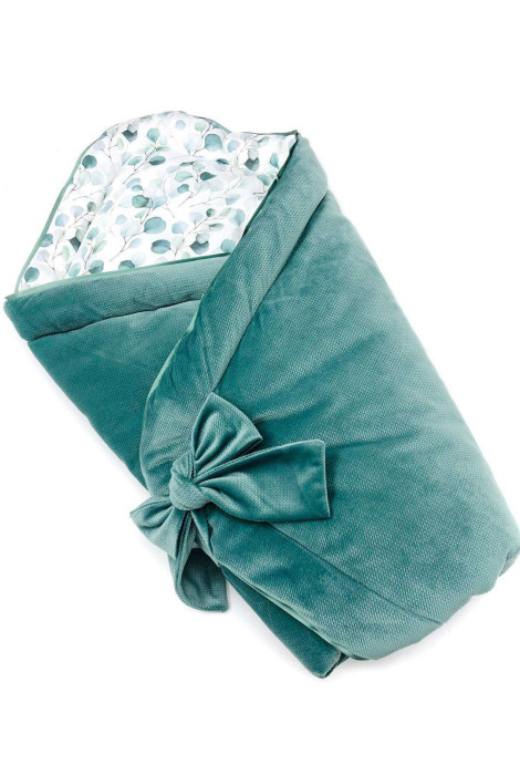 Конверт-одеяло, Зеленые листики
