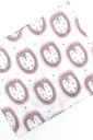 Набор мини пеленок и полотенце с уголком, Pink