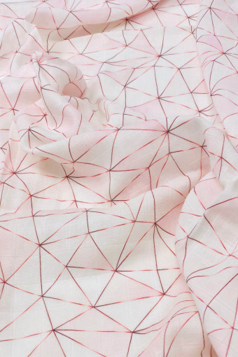 Муслиновая пеленка, Розовая абстракция