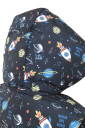 Дитяча жилетка з капюшоном, Космос