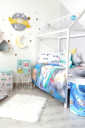 Постільна білизна в дитяче ліжко Космос